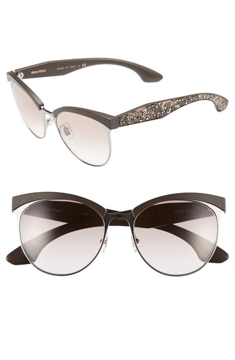 miu miu 56mm pavé cat eye sunglasses|Nordstrom Rack Pacific Commons Shopping Center.